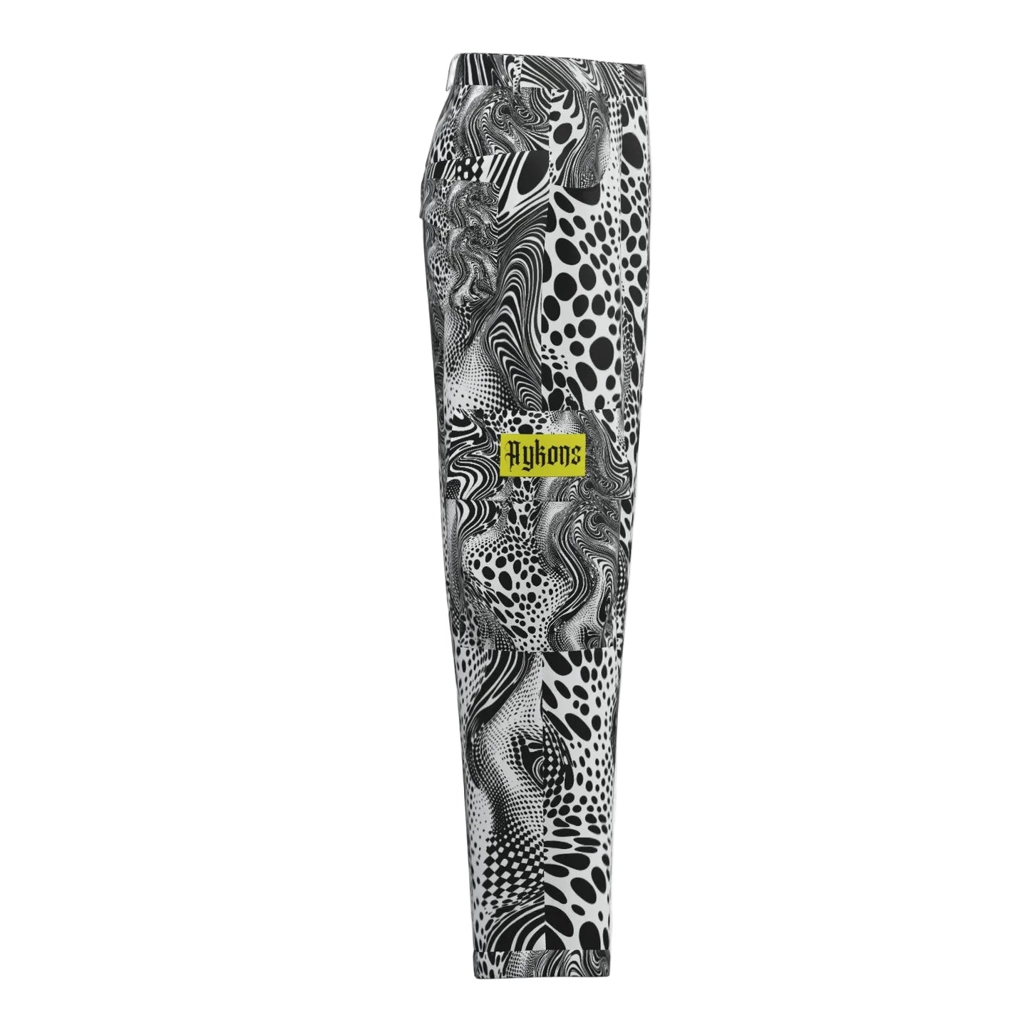 AYKONS [280] Wild Theory print utility pants - view 4