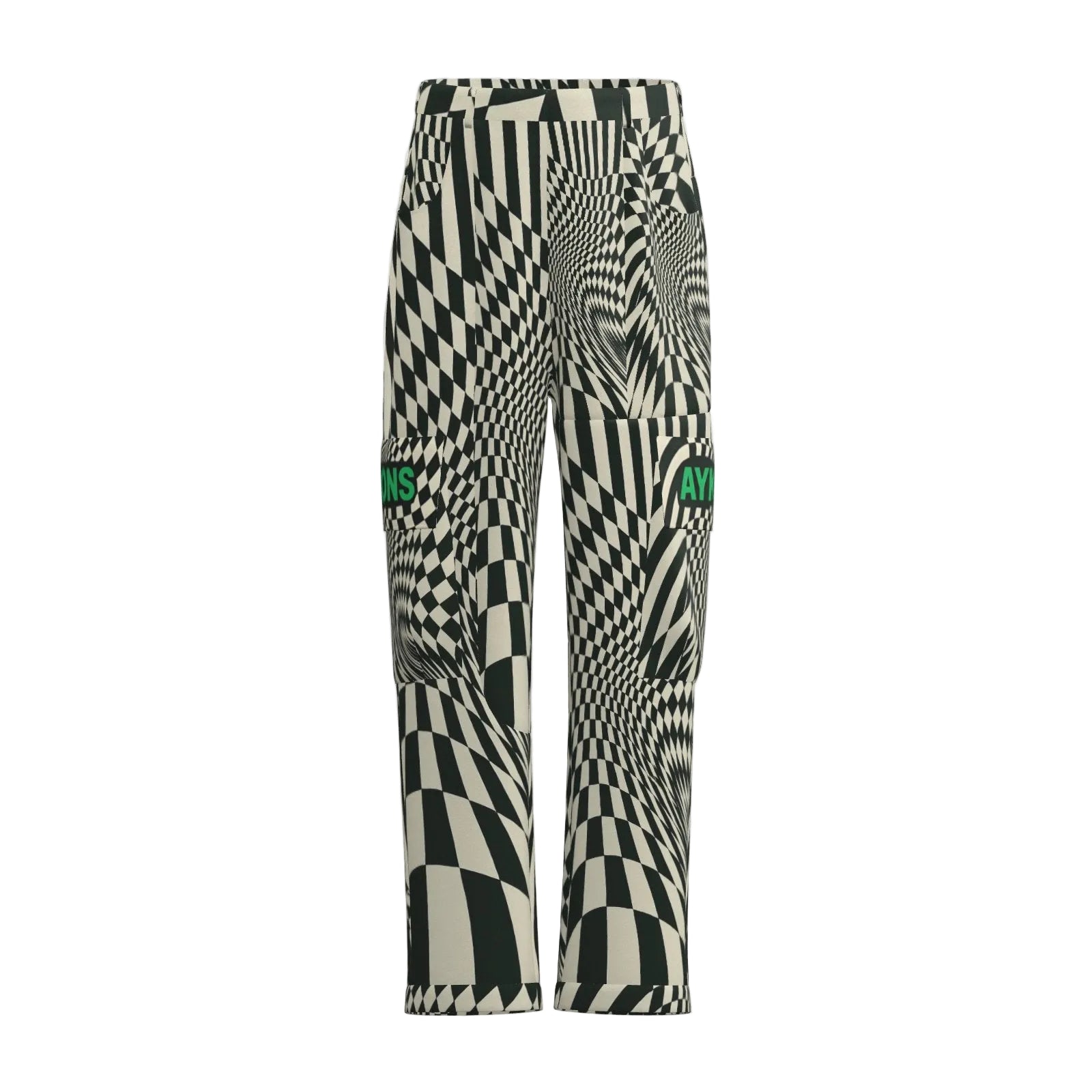 AYKONS [280] Distorted Reality v2 utility pants in white - view 1