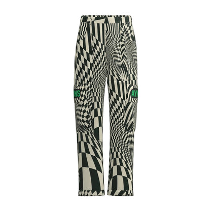 AYKONS [280] Distorted Reality v2 utility pants in white - view 1