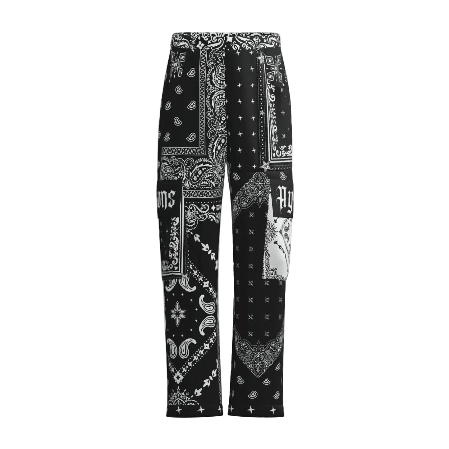 AYKONS [280] Bandana Rebel paisley print utility pants - view 1