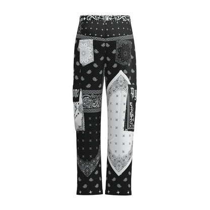 AYKONS [280] Bandana Rebel paisley print utility pants - view 2