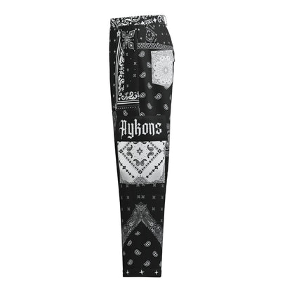 AYKONS [280] Bandana Rebel paisley print utility pants - view 3