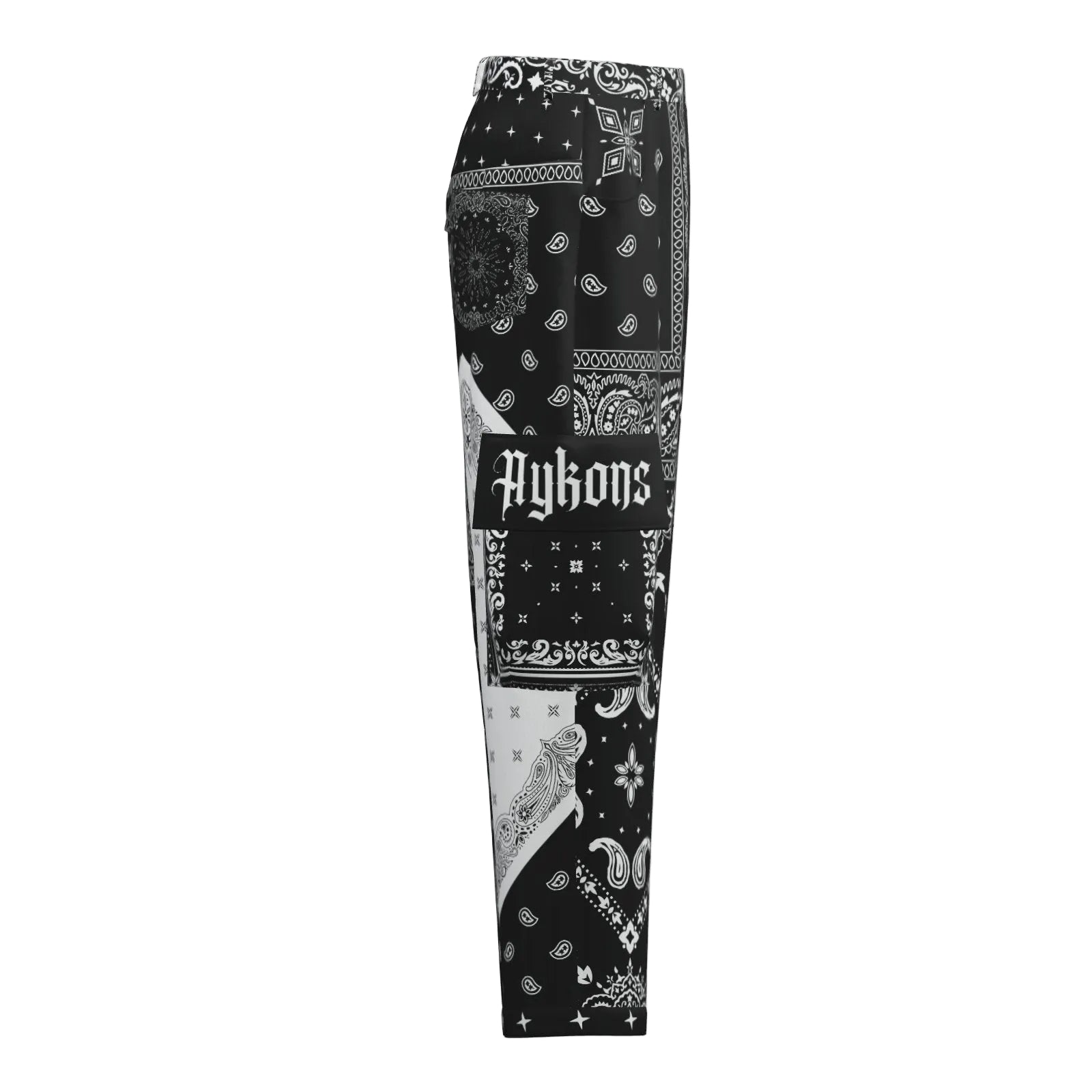 AYKONS [280] Bandana Rebel paisley print utility pants - view 4