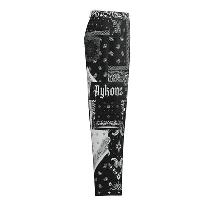AYKONS [280] Bandana Rebel paisley print utility pants - view 4