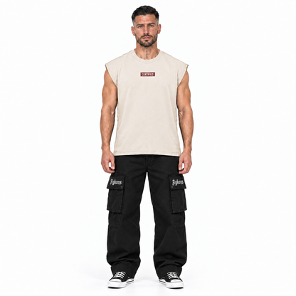0-YII-AYKONS [380] Certified in Light Beige | Model straight front | Full body | Shot 4