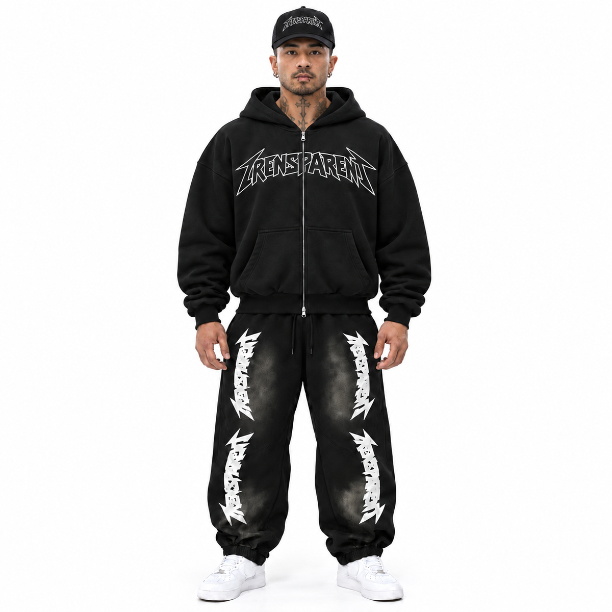 Muscle Mommies hoodie front model view