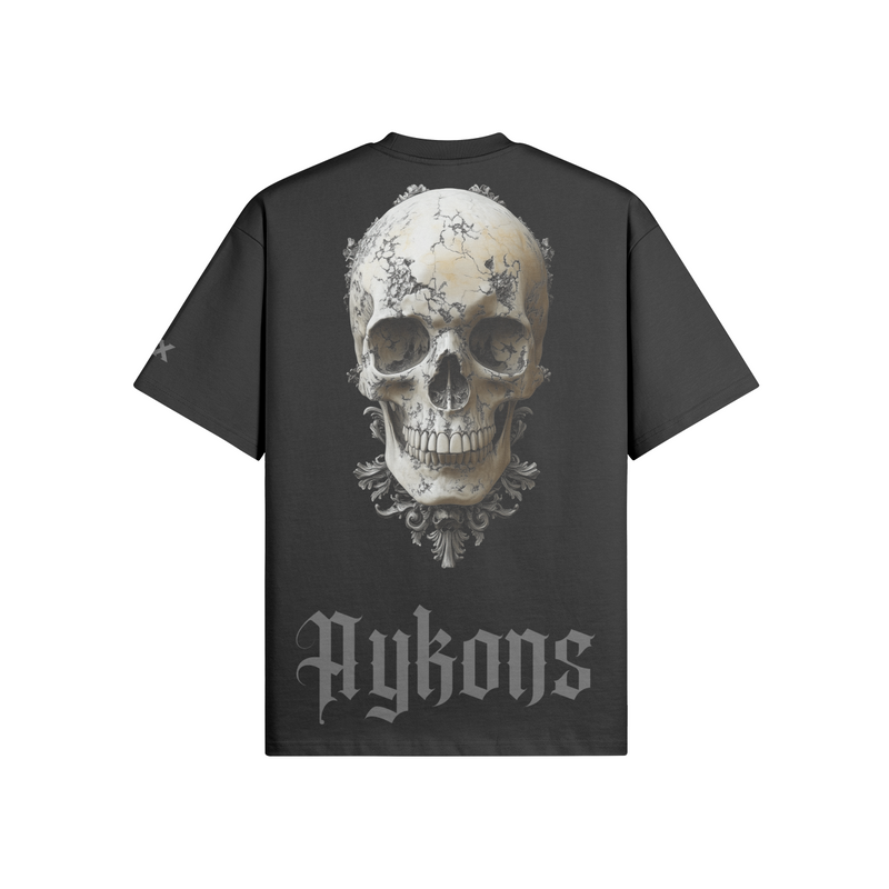 [425] Skull - Heavyweight Oversized T Shirt