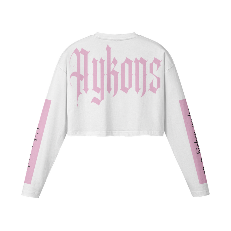 [260] Passenger Princess - Long Sleeve Crop Top