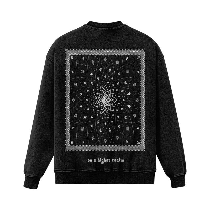 [440] *Realm Walker - Super Heavyweight Oversized Faded Sweatshirt