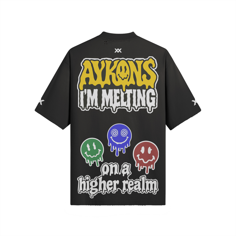 [260] I'm Melting Oversized Distress Tee