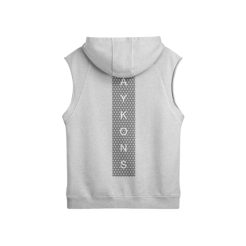 [380] Oversized Sleeveless Hoodie Activewear 02