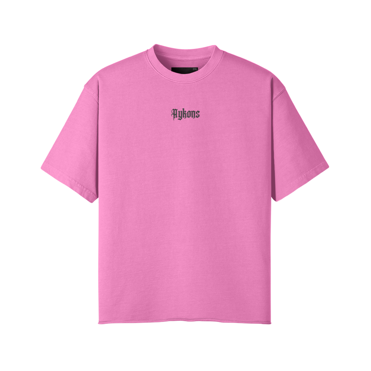 AYKONS [260] Baby Savage Tee raw-edge oversized tee - colorway 1 Front Side