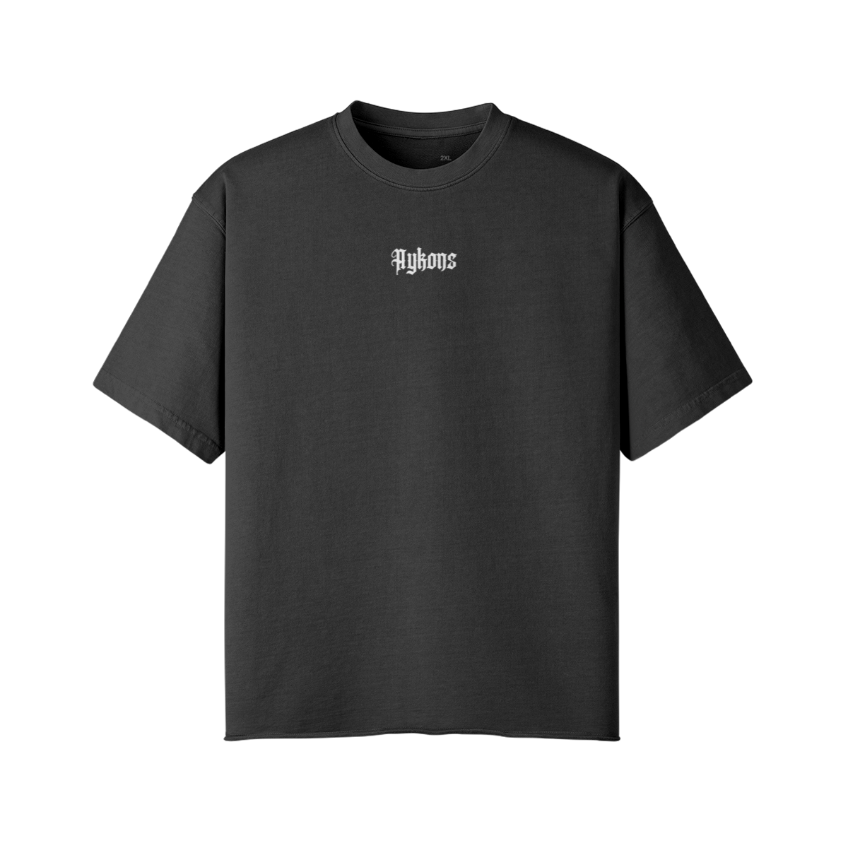 AYKONS [260] Baby Savage Tee raw-edge oversized tee - colorway 4 Front Side