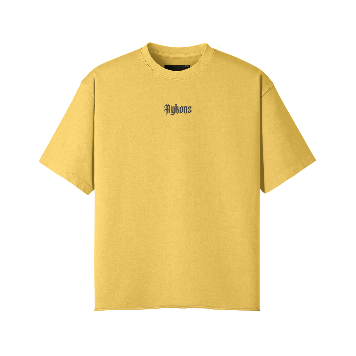 AYKONS [260] Baby Savage Tee raw-edge oversized tee - colorway 2 Front Side