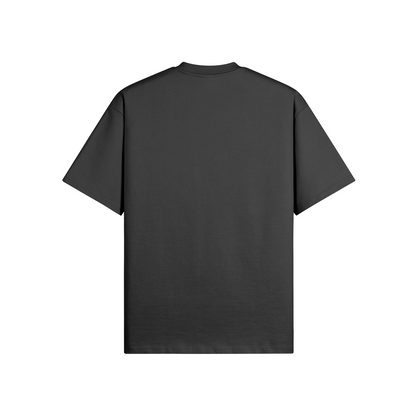 AYKONS [425] AYKONS STANDARD oversized tee in black - Back Side