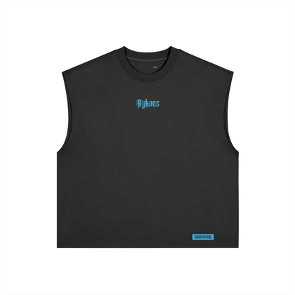 0-YIJ-AYKONS [380] Gods Play in Black | Product-only mockup | Straight front