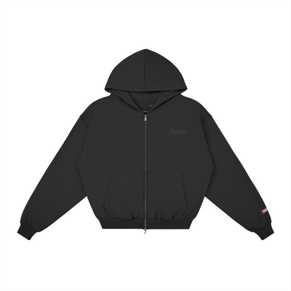626659-YIX-AYKONS [400] EYE ABOVE in Black | Product mockup | Straight front; hood up