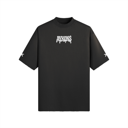 AYKONS PsySmile tee — product mockup front